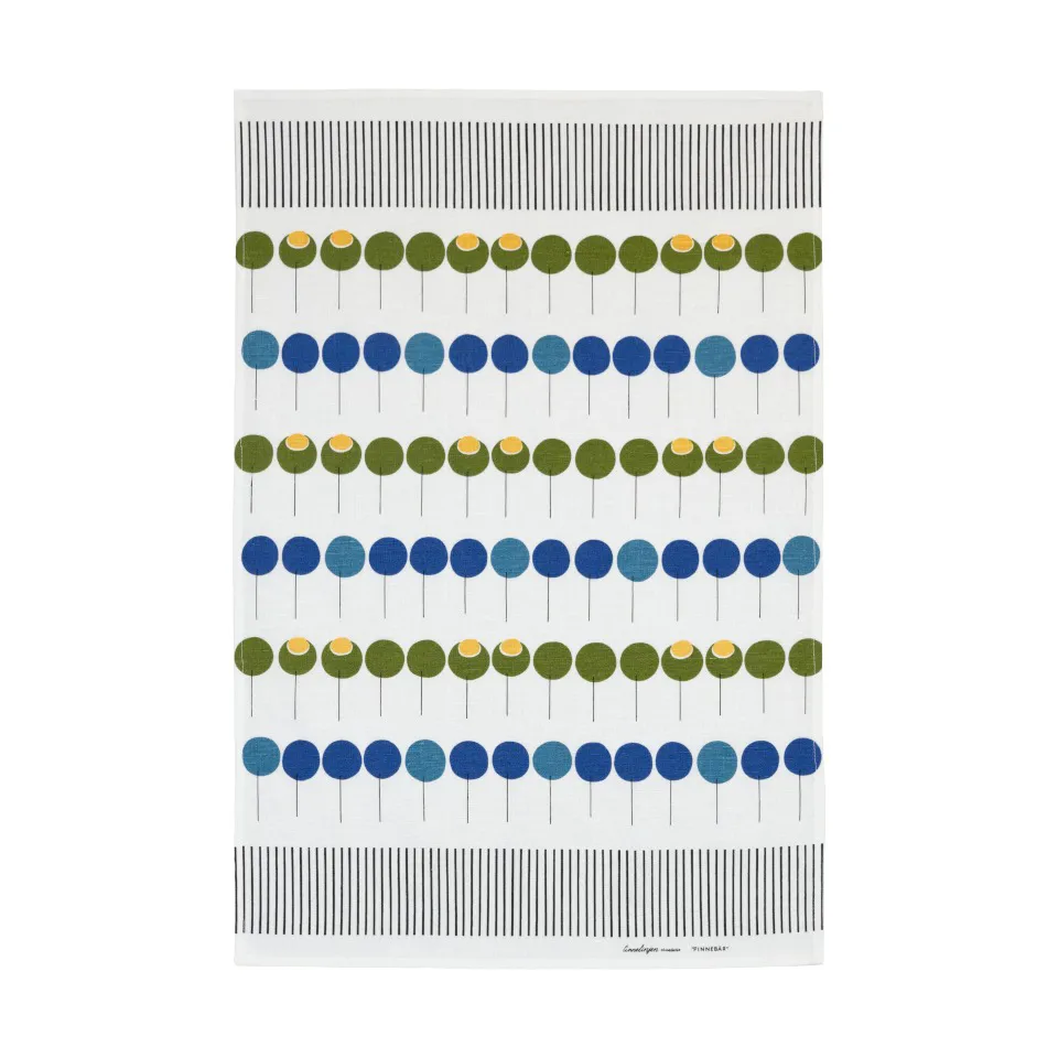 Pinnebär 厨房巾 47x70cm, 蓝色_绿色 Almedahls