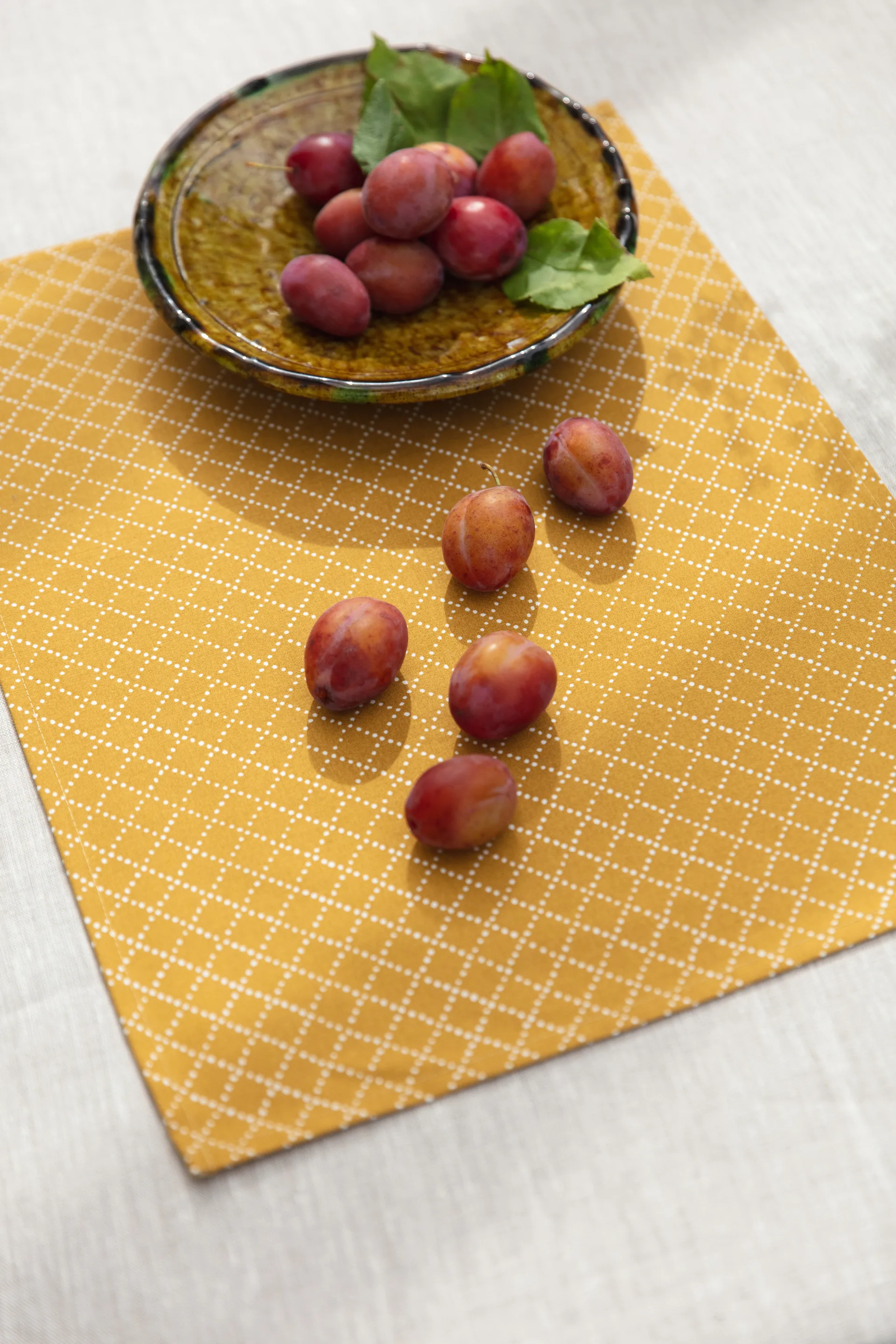 Prickruta 餐垫34x45cm 2件装, 赭石色 Almedahls