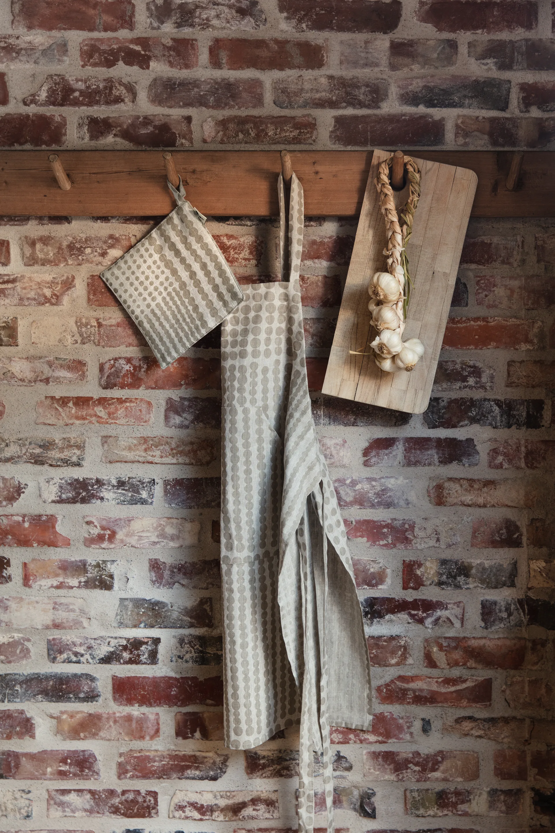 Pricktyg 烤箱手套 23x23 cm, Natural-taupe Almedahls