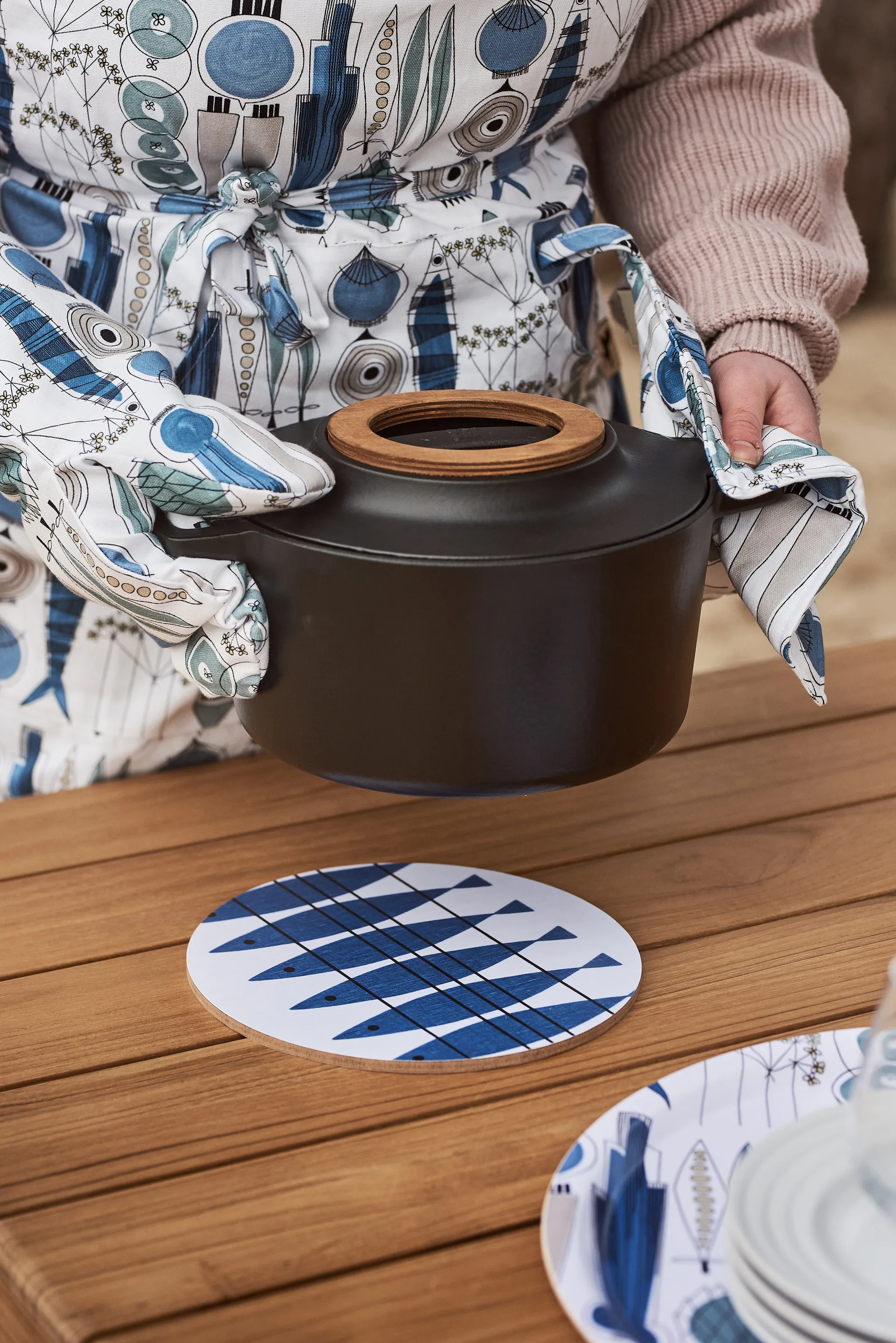 Sill kitchen pot stand, 蓝色 Almedahls