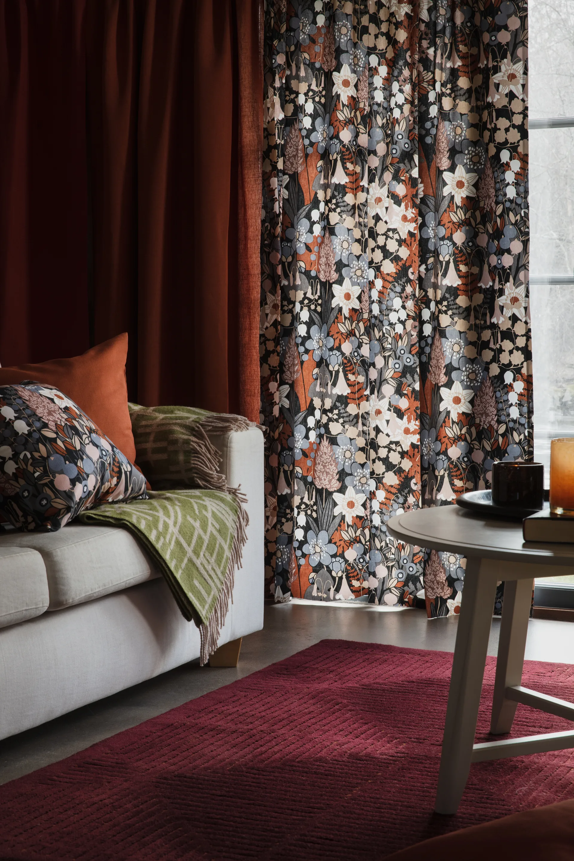 Skogen 纺织品, Blue-brown Almedahls