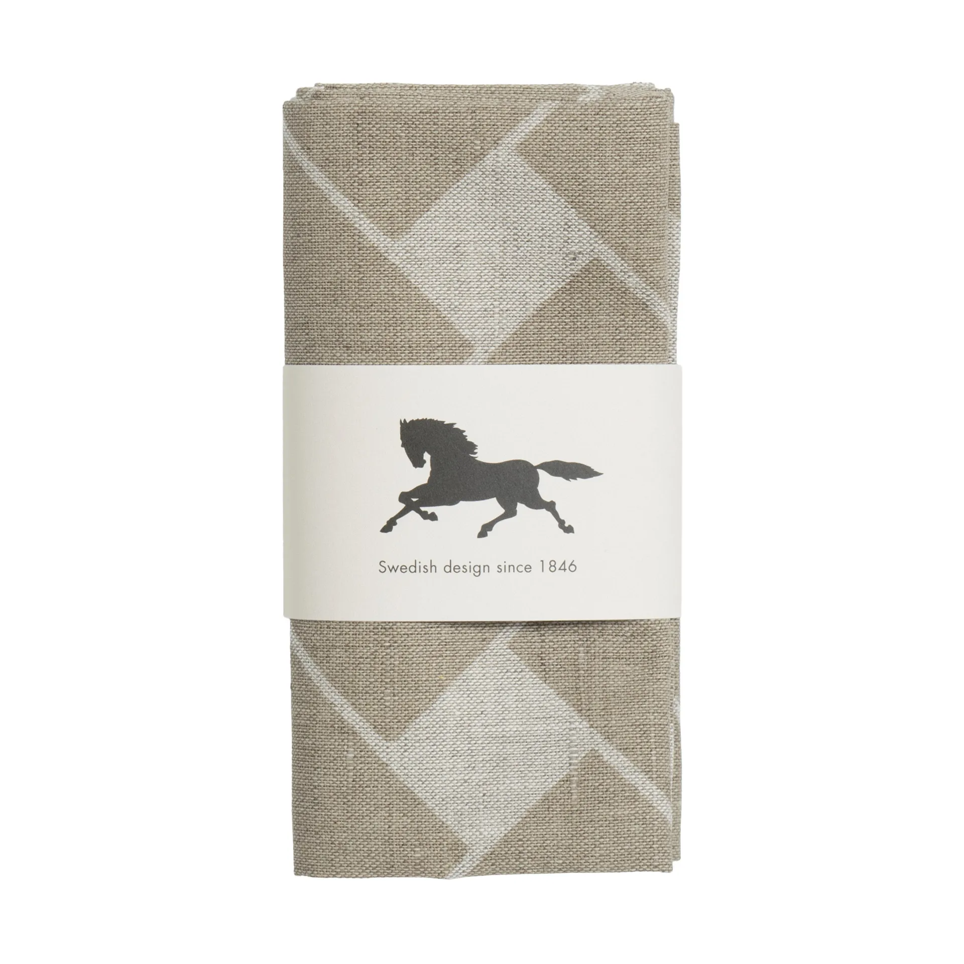 篮子 XL 餐巾纸 45x45 cm 两件套装, 原色/自然色 灰褐色 Almedahls