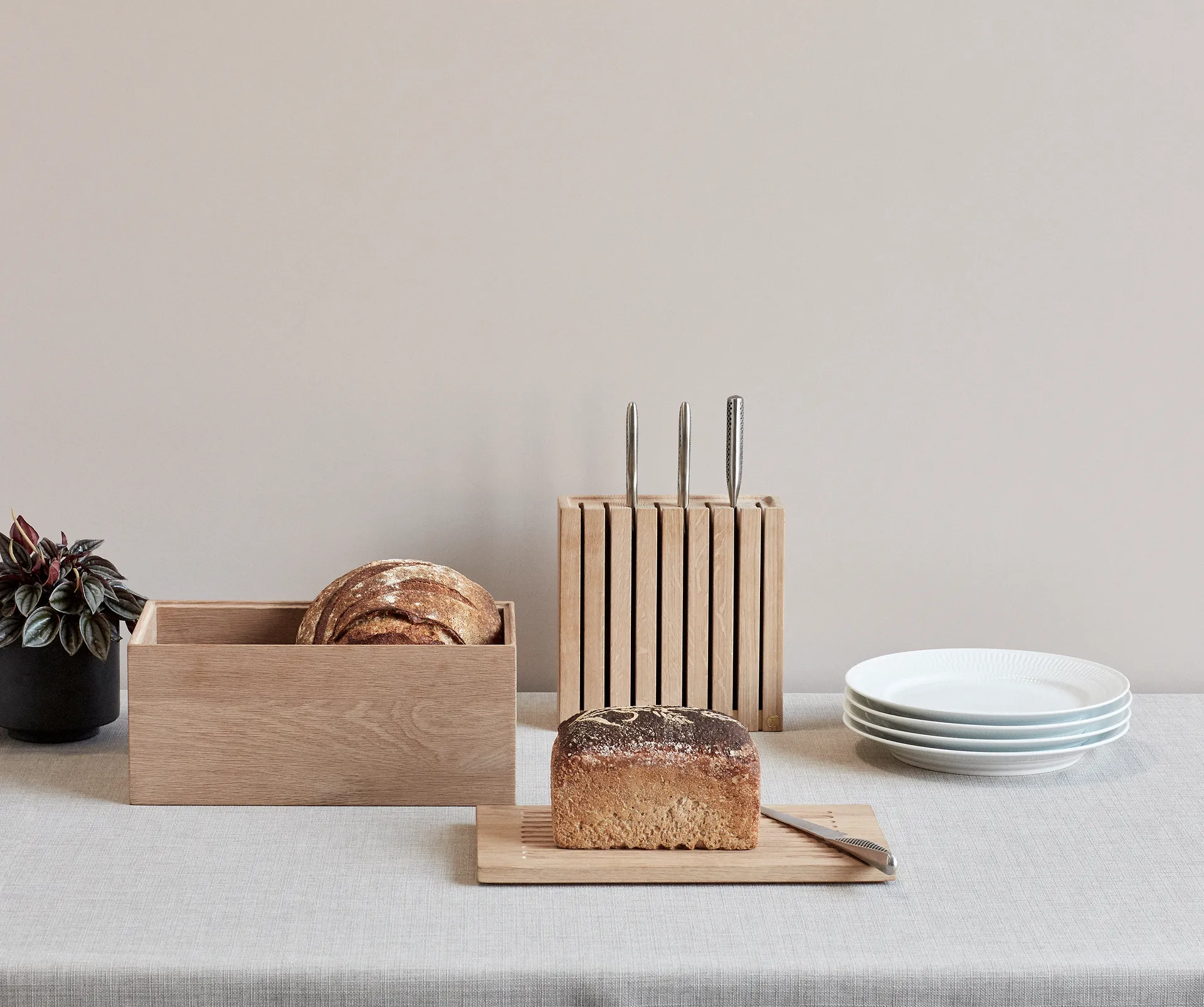 美食木盒 35x20x16,5cm, 橡木色 Andersen Furniture
