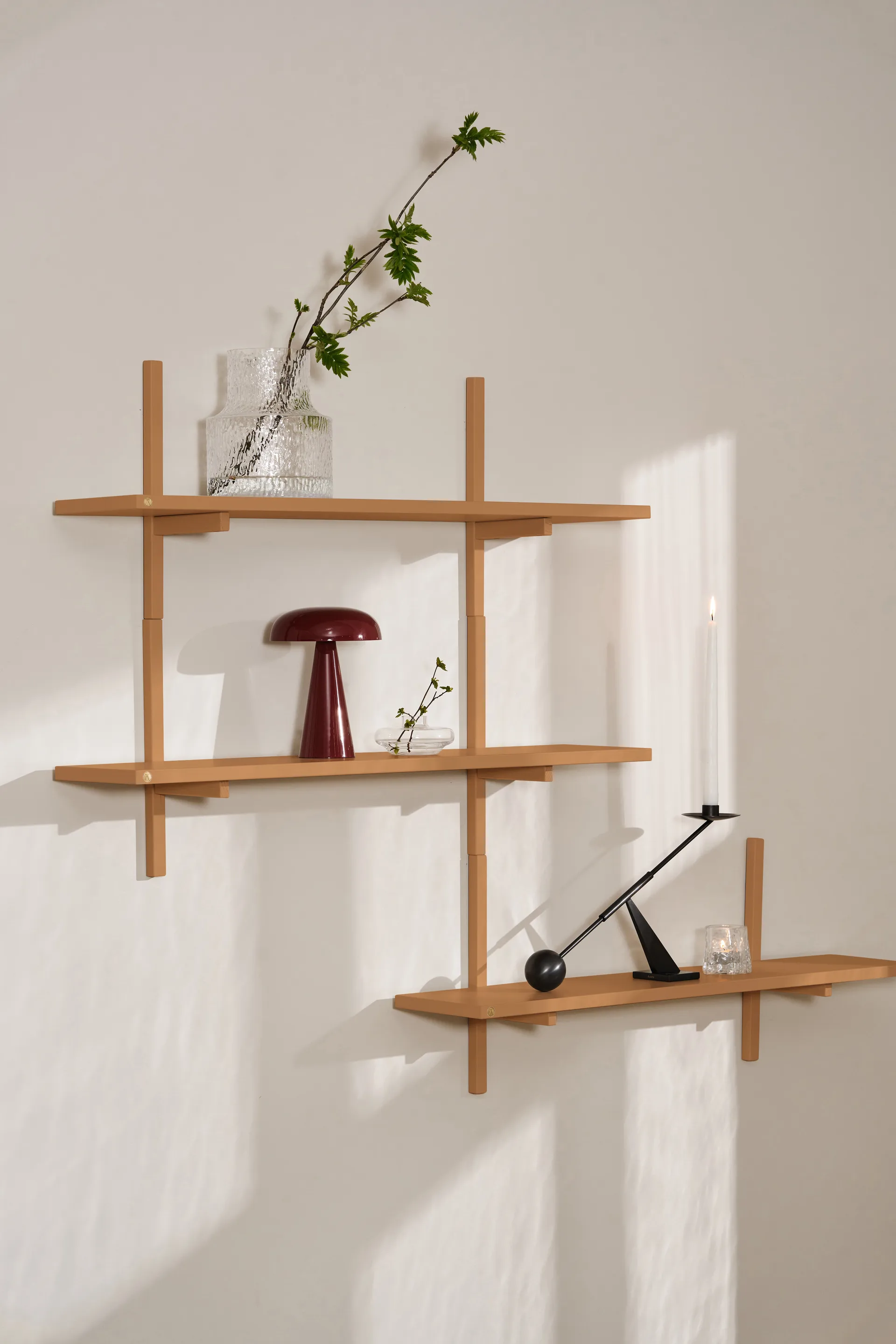 A-Light 架子 wall 架子 特别版本, Brown beige 90x21x35 cm Andersen Furniture