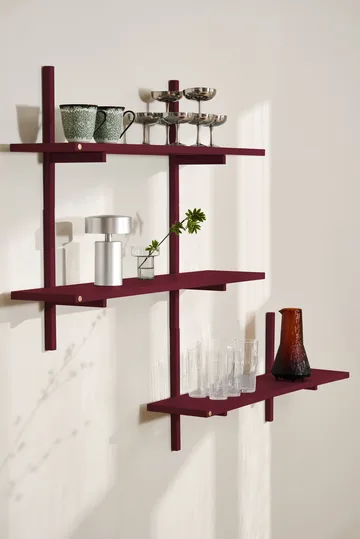 A-Light 架子 wall 架子 特别版本 - Wine red 90x21x35 cm - Andersen Furniture