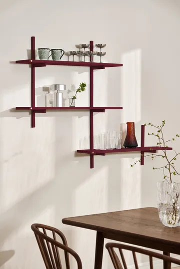 A-Light 架子 wall 架子 特别版本 - Wine red 90x21x35 cm - Andersen Furniture