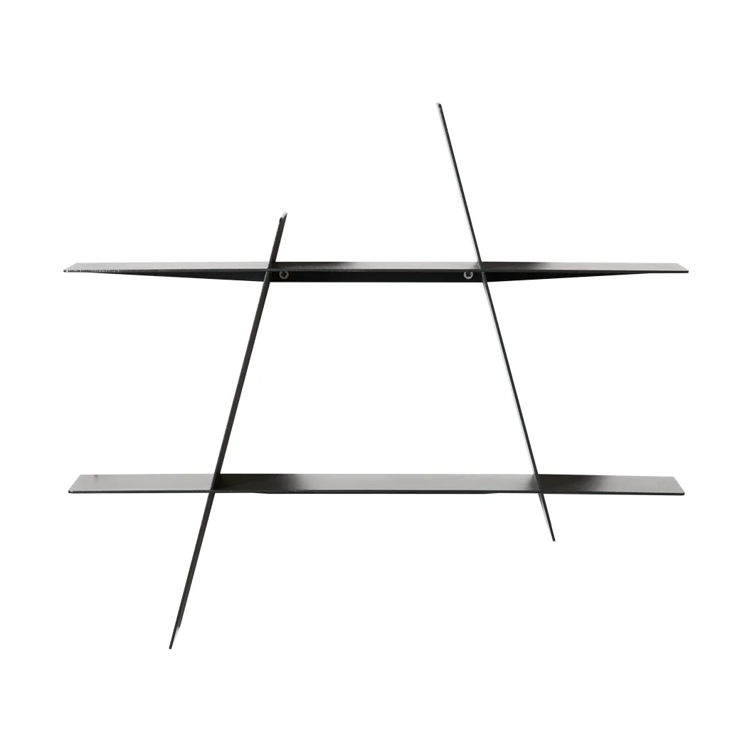 A-Shelf 墙面置物架 中号 52x9x46cm, 黑色 Andersen Furniture