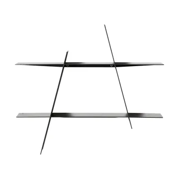A-Shelf 墙面置物架 中号 52x9x46cm - 黑色 - Andersen Furniture
