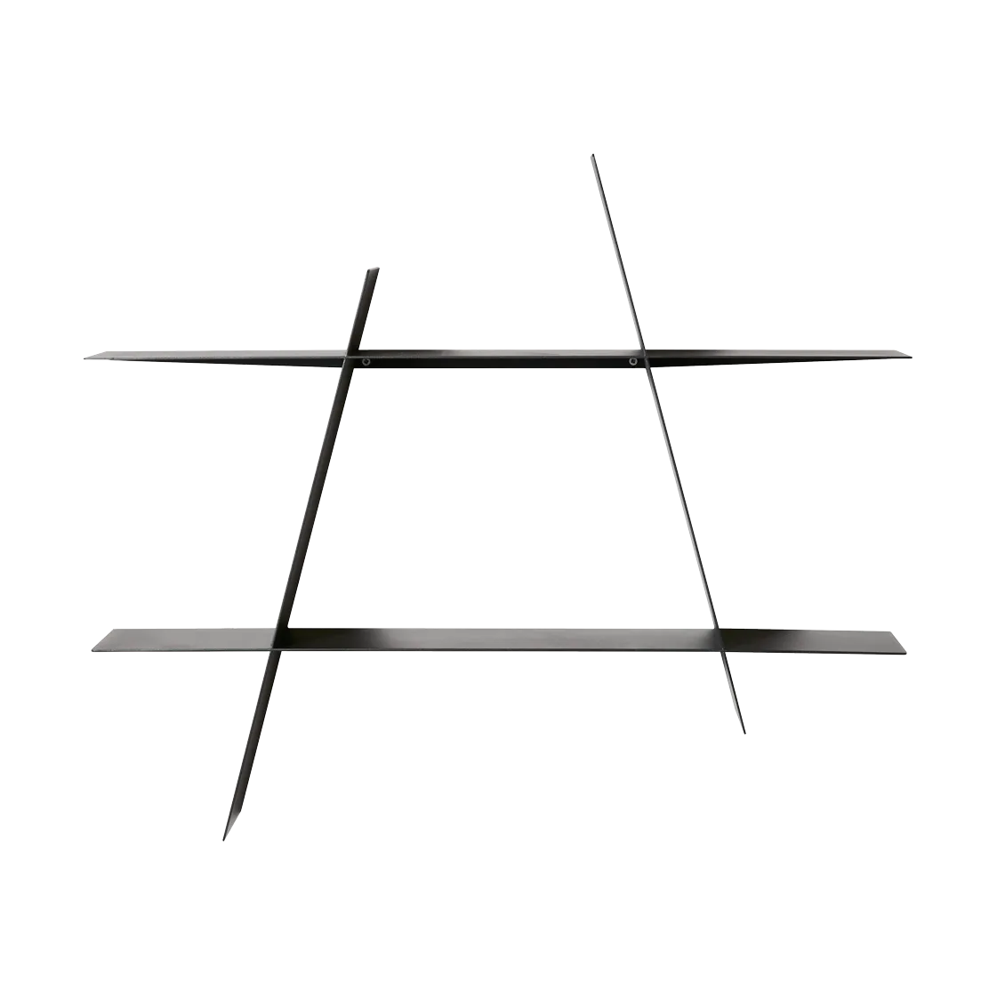 A-Shelf 墙面置物架 大号 78x12x67cm, 黑色 Andersen Furniture