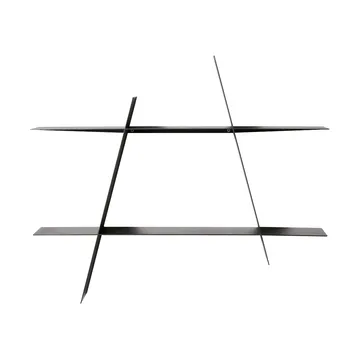 A-Shelf 墙面置物架 大号 78x12x67cm - 黑色 - Andersen Furniture