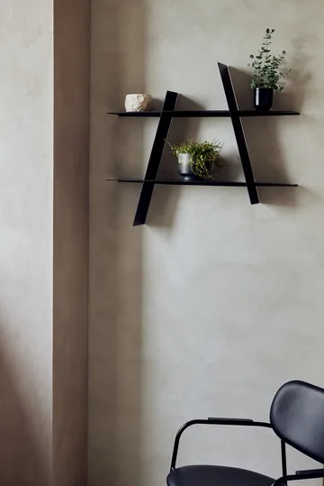 A-Shelf 墙面置物架 大号 78x12x67cm - 黑色 - Andersen Furniture
