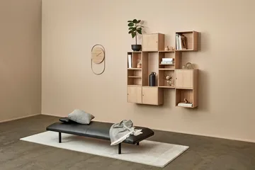 A-Wall 挂钟 41x76cm - 橡木色_黄铜色 - Andersen Furniture