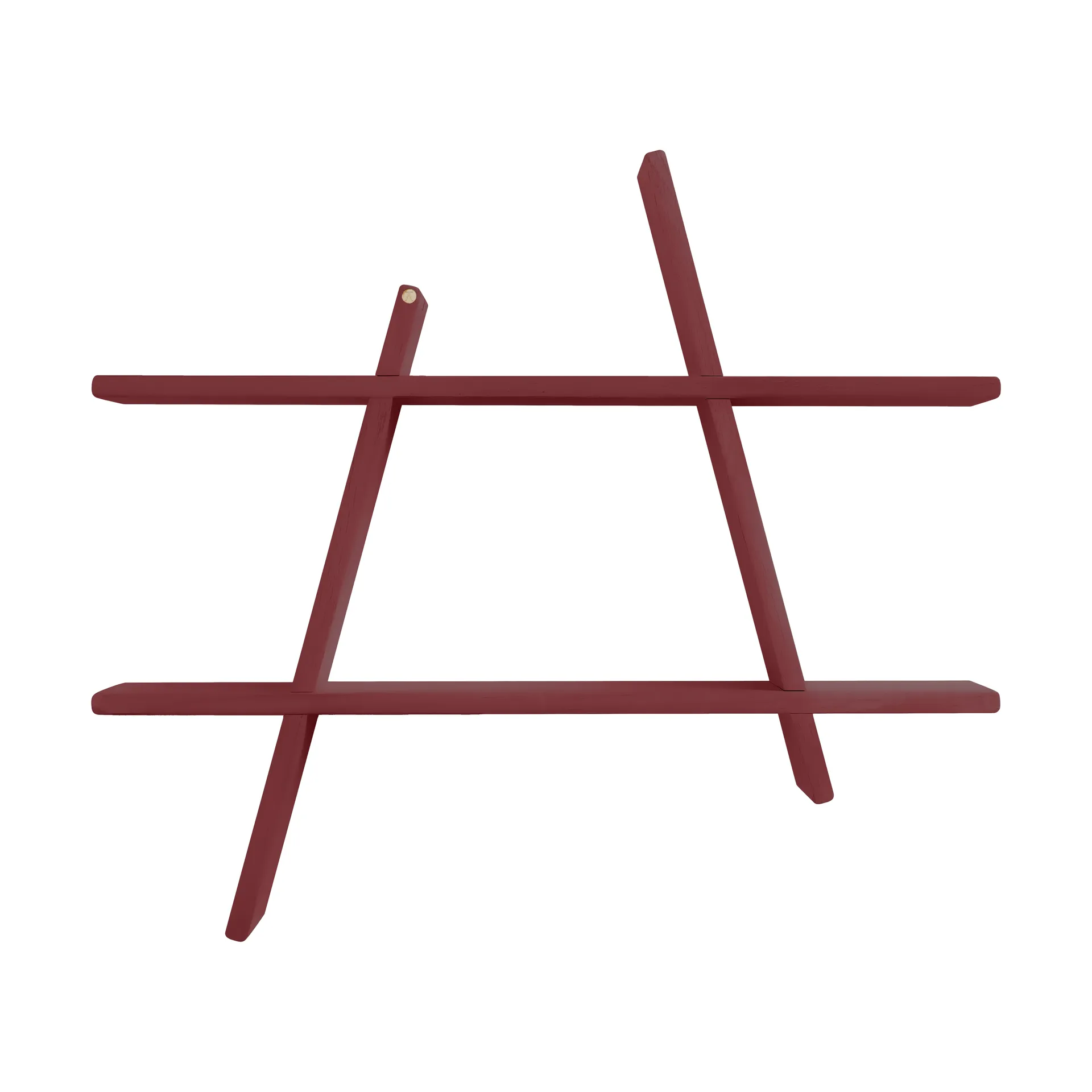 A-架子 wall 架子 特别版本, Wine red L 78x12x67 cm Andersen Furniture