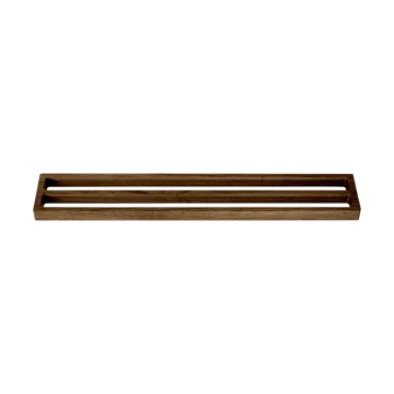 Andersen 双杆毛巾架 73,5cm - 深色哑光漆面白蜡木 - Andersen Furniture