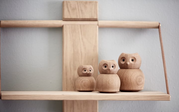 Andersen Owl wooden figure 中 - Oak - Andersen Furniture