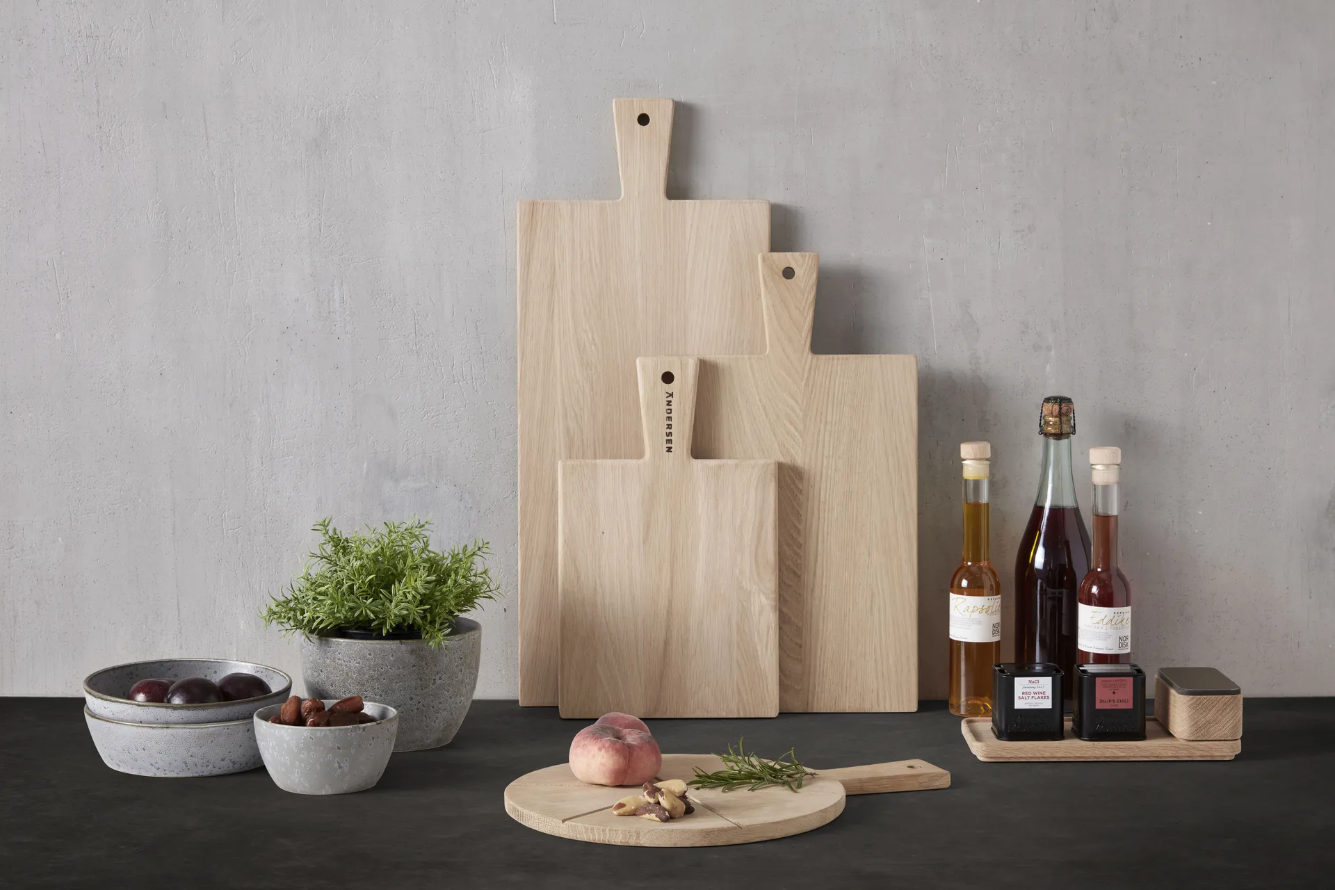 Andersen tapas board 中 Ø36 cm, Oak Andersen Furniture