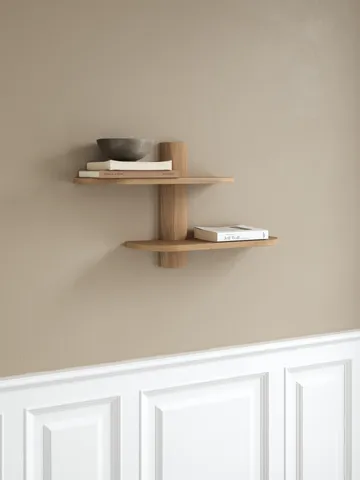 Bend 墙面置物架 - 橡木色_50x18x40cm - Andersen Furniture