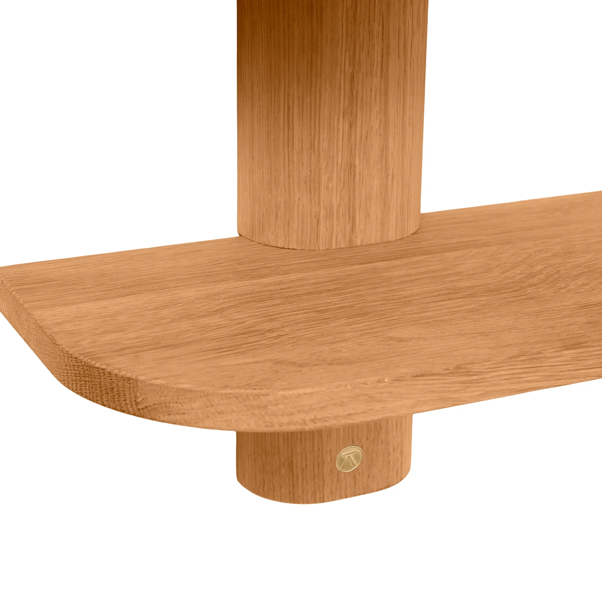 Bend 墙面置物架, 天然涂油橡木_50x18x40cm Andersen Furniture
