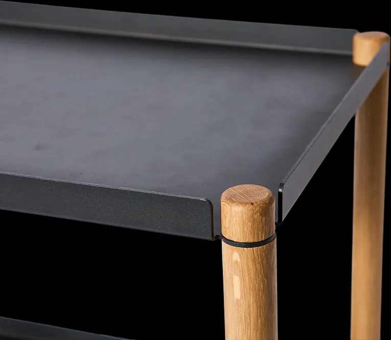 Connect 桌子, 油面橡木_黑色金属 Andersen Furniture
