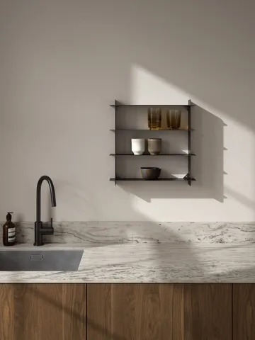 Division wall 架子 - 黑色 steel, 45x45x10 cm - Andersen Furniture