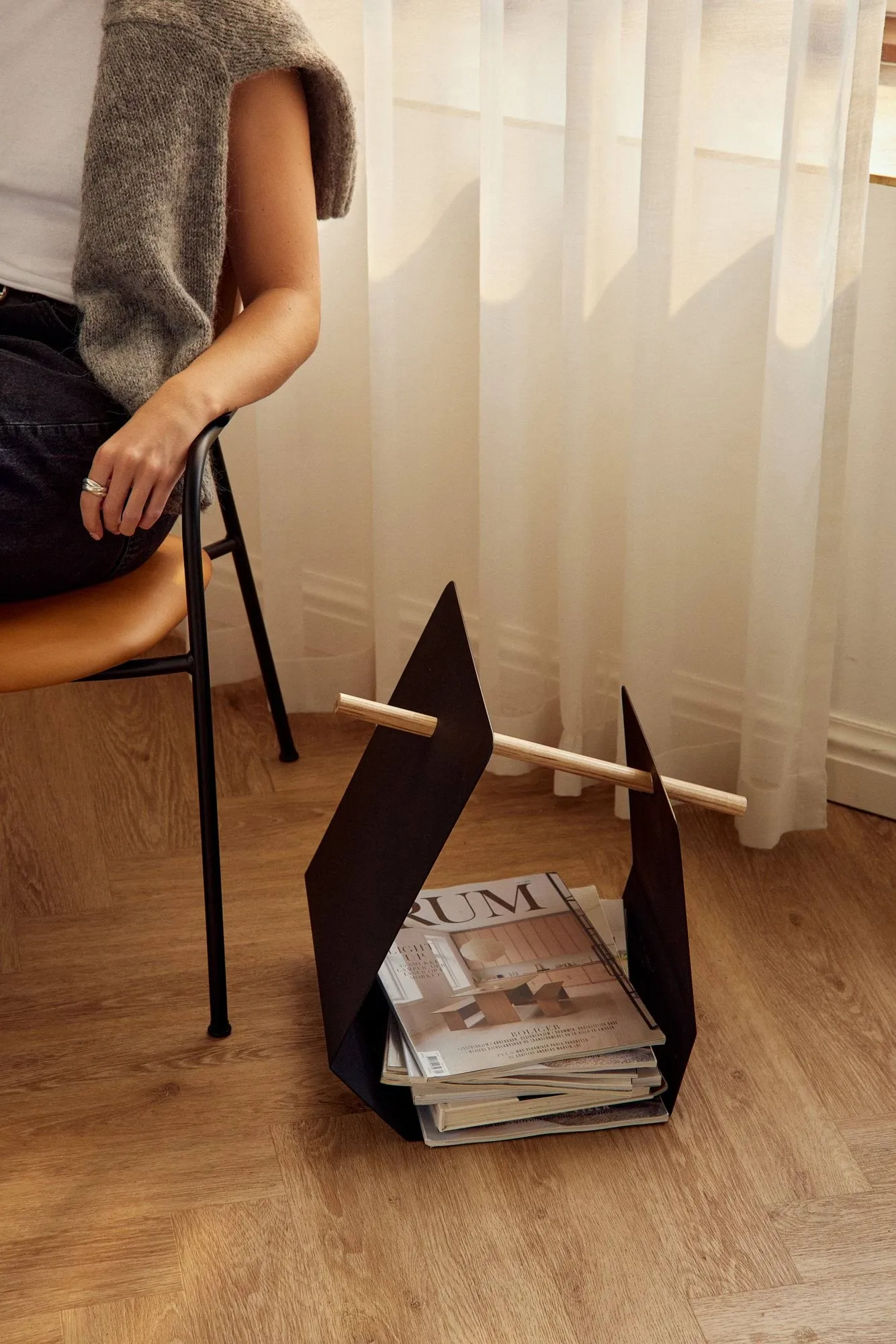 Edge 边缘杂志架, 黑色 Andersen Furniture