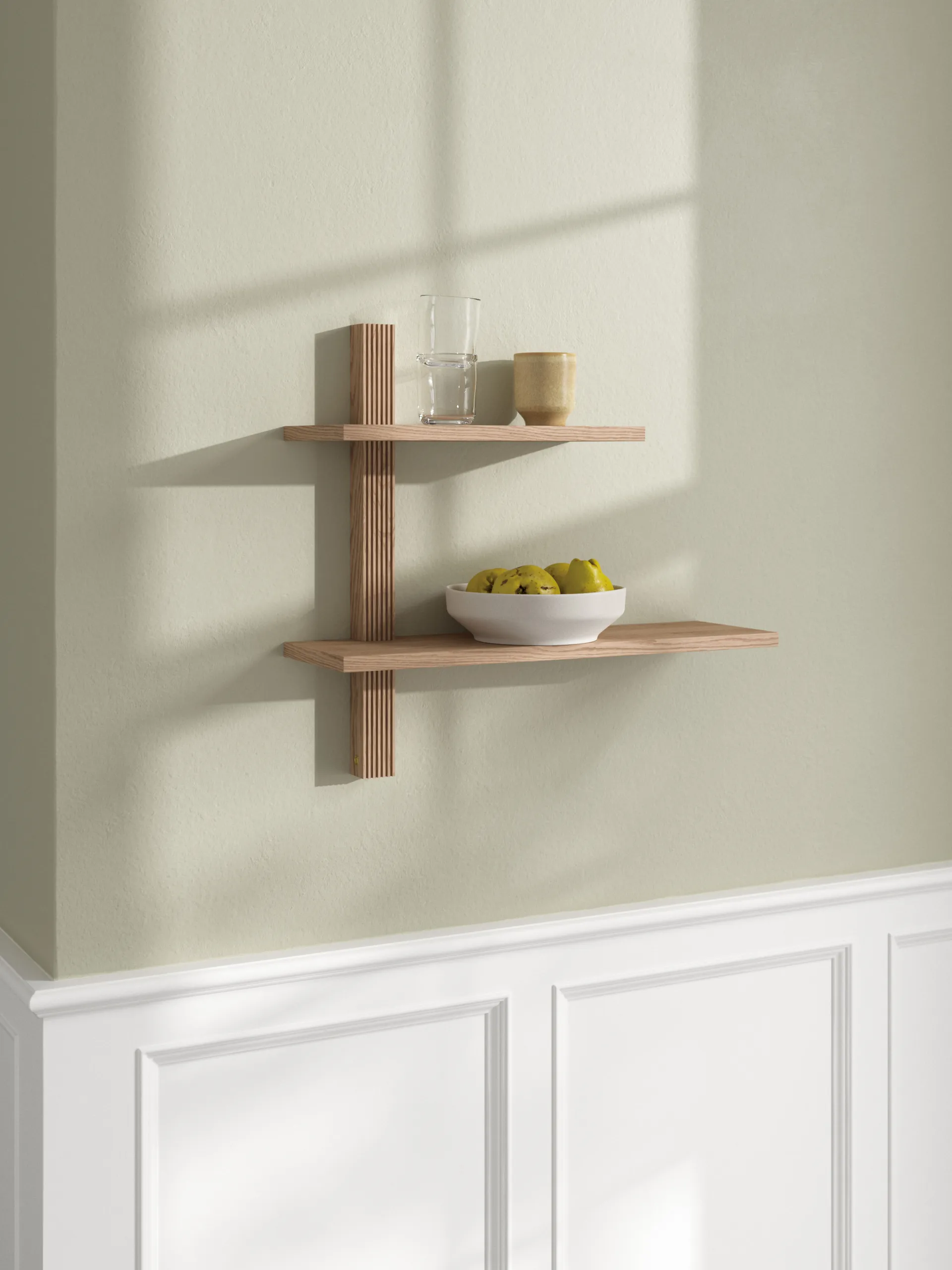 Phase 墙面置物架, 橡木色_68x18x55cm Andersen Furniture