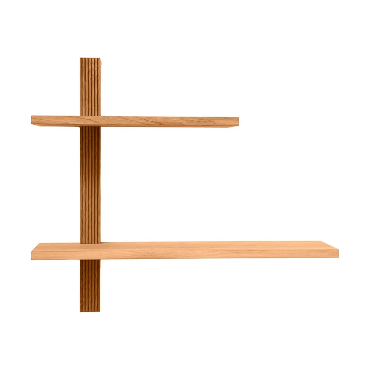 Phase 墙面置物架 - 天然涂油橡木_68x18x55cm - Andersen Furniture