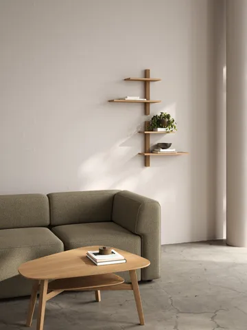 Phase 墙面置物架 - 天然涂油橡木_68x18x55cm - Andersen Furniture