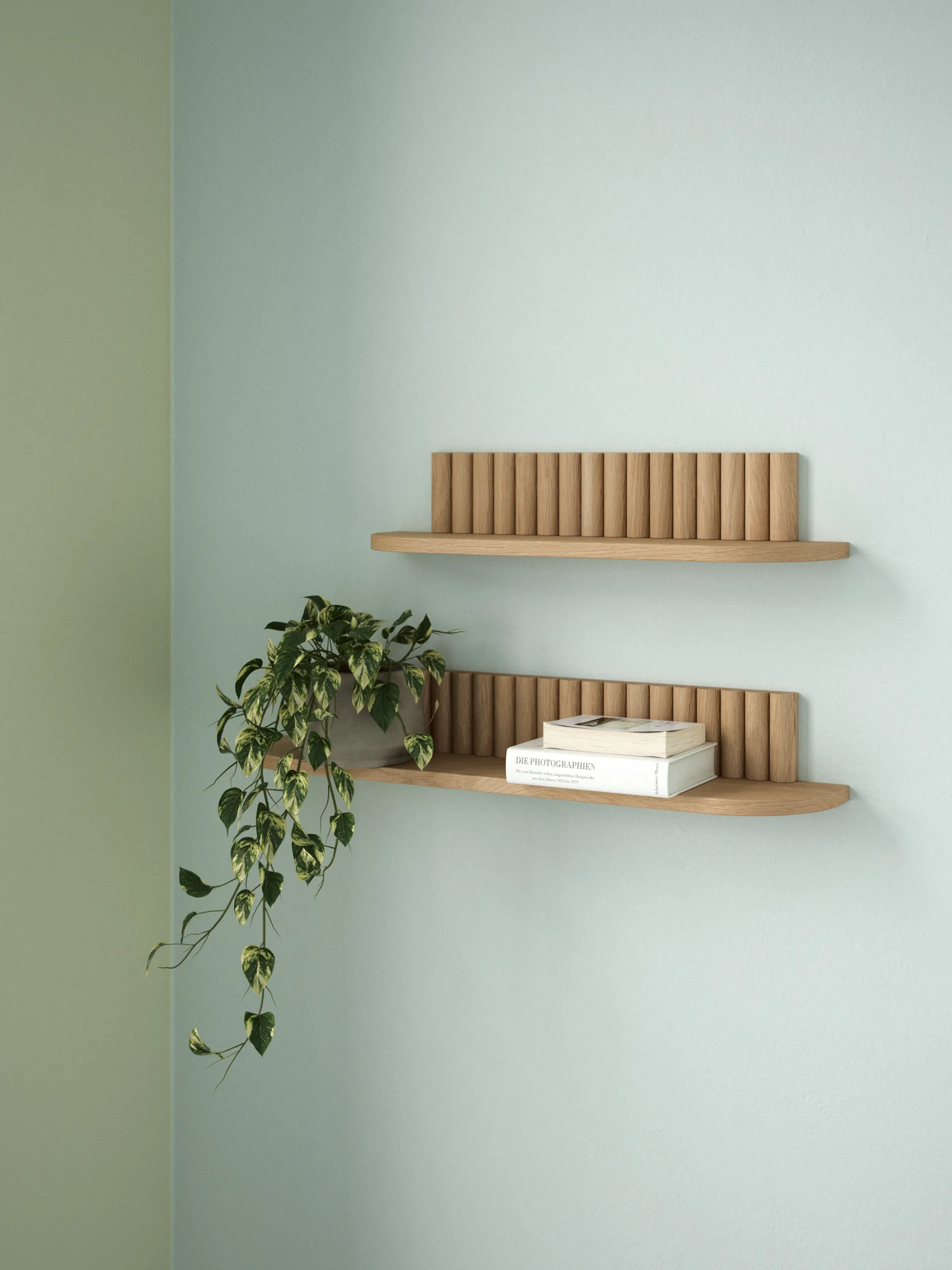 Pillar 墙面置物架, 橡木色_60x15x12cm Andersen Furniture