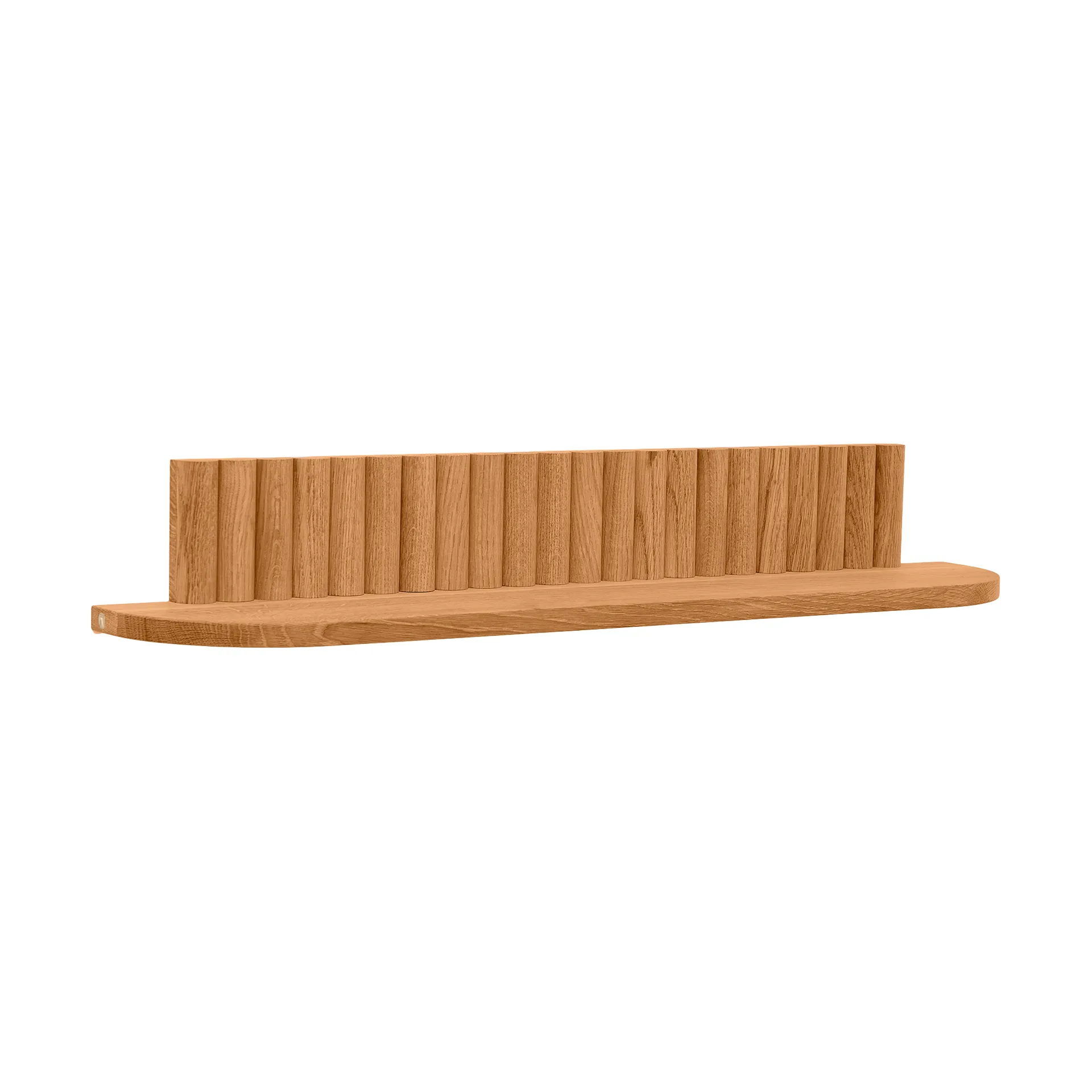 Pillar 墙面置物架, 天然涂油橡木_78x15x12cm Andersen Furniture
