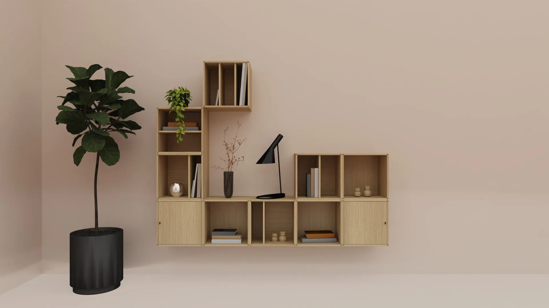S10 Signature Module 无门储物柜 38x30x38cm, 橡木 Andersen Furniture