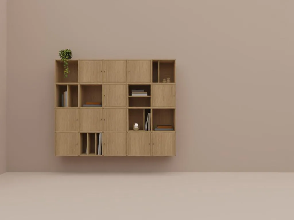 S10 Signature Module 带门储物柜 38x30x38cm, 橡木 Andersen Furniture