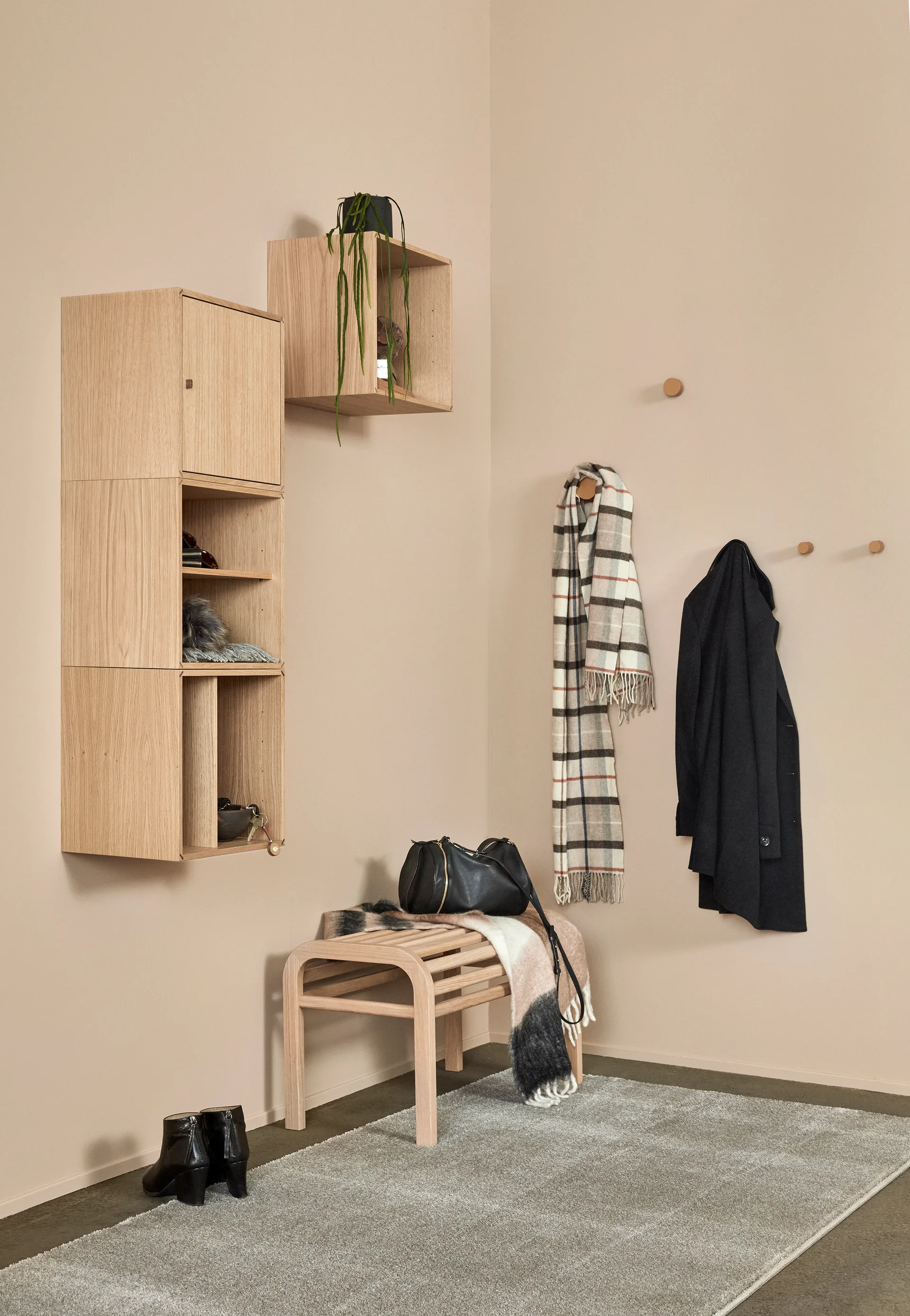 S10 Signature Module 柜子 with door 38x30x38 cm, Oak Andersen Furniture