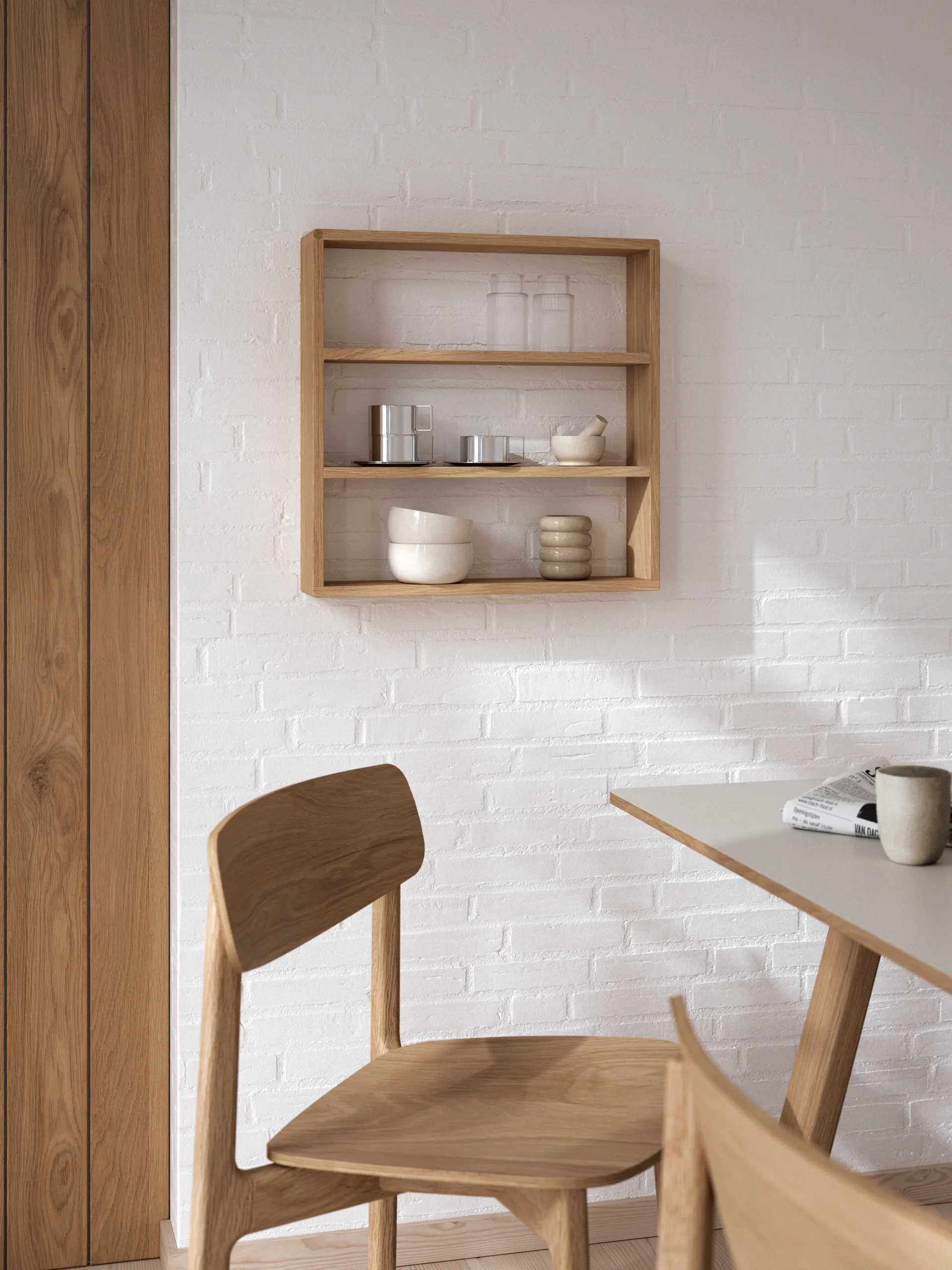 Sector 墙面置物架, 橡木色_50x50x10cm Andersen Furniture