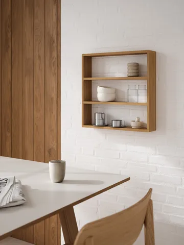 Sector 墙面置物架 - 天然涂油橡木_50x50x10cm - Andersen Furniture