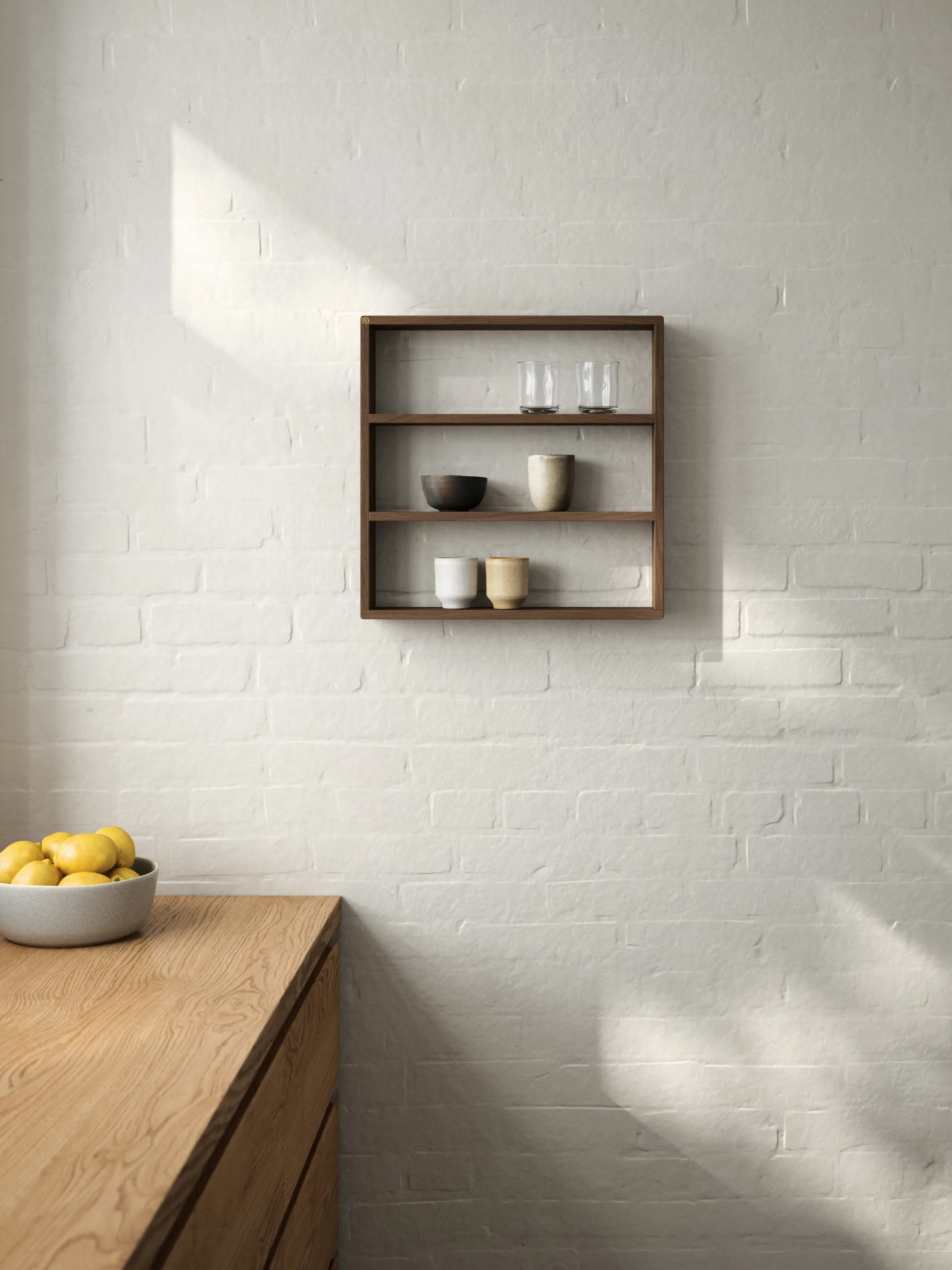 Sector wall 架子, Smoked Oiled 自然木色, 50x50x10 cm Andersen Furniture
