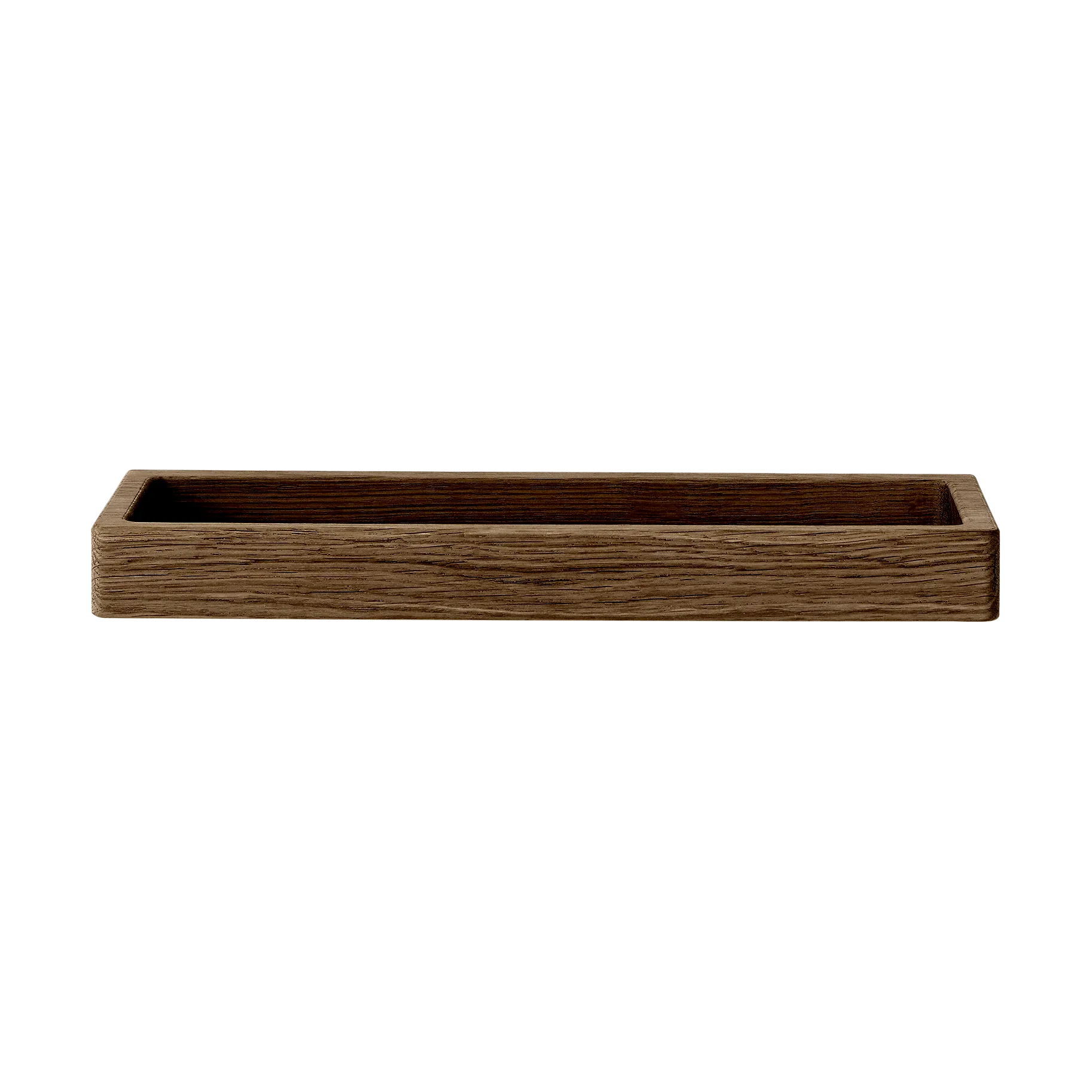 Shelf 10 墙面置物架 32cm, 深色染色哑光漆白蜡木 Andersen Furniture