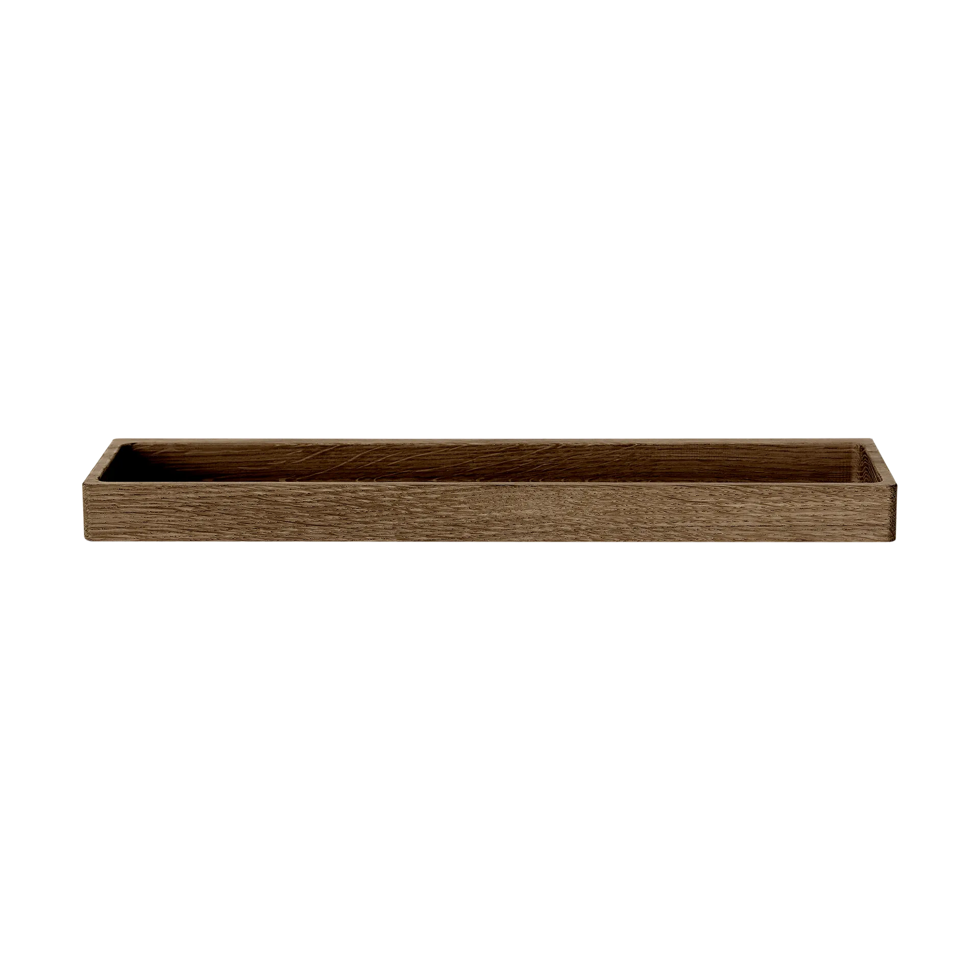 Shelf 11 墙面置物架 44cm, 深色染色哑光漆白蜡木 Andersen Furniture
