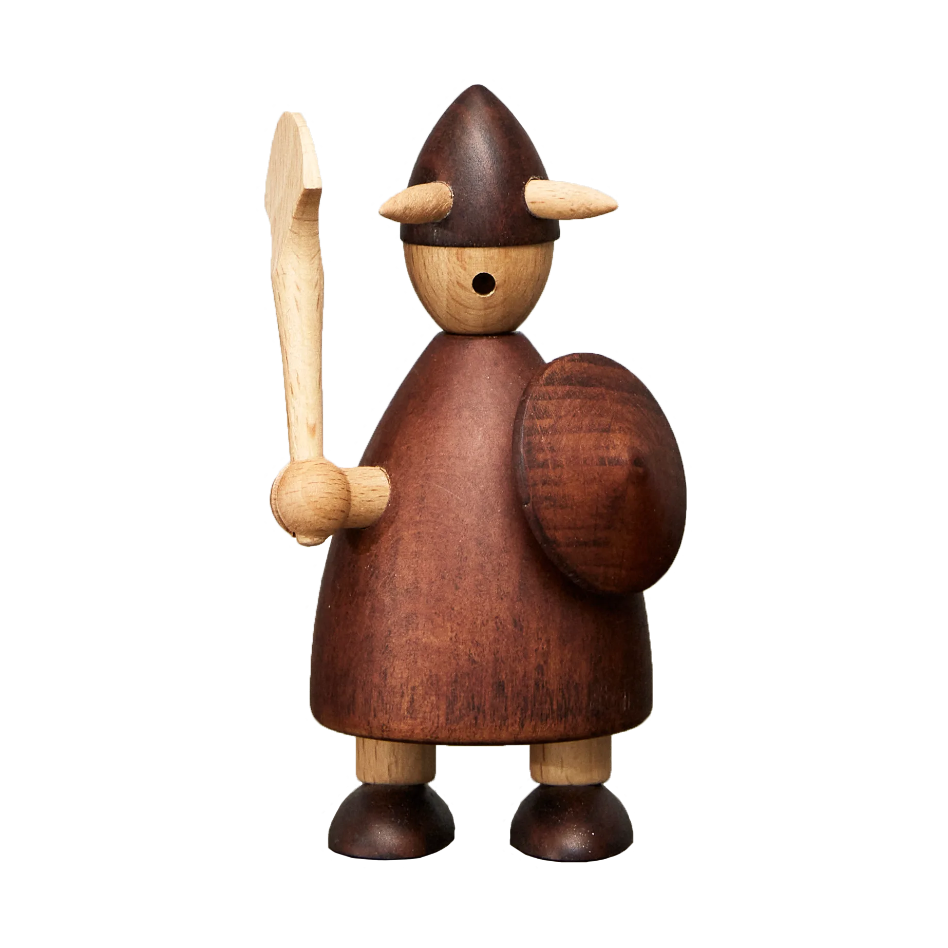 The vikings of Denmark wooden figure 中, Stained beech Andersen Furniture
