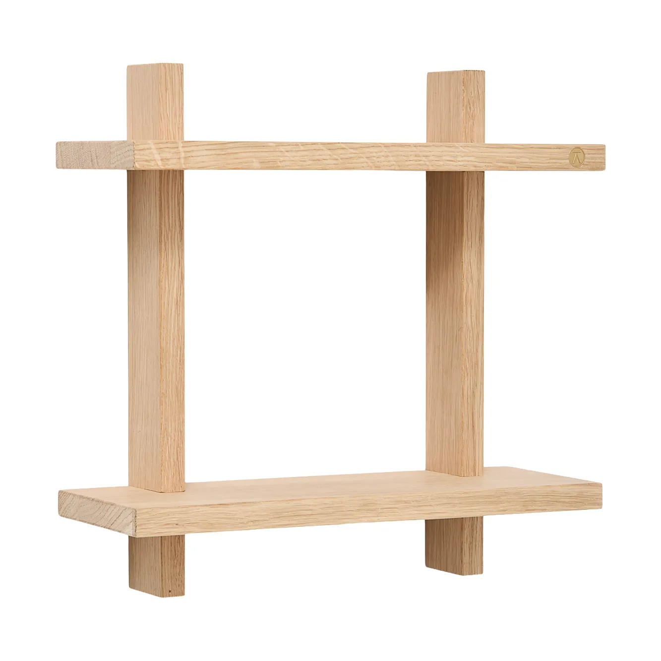 Treat 双层墙面置物架, 橡木色_34x12x34cm Andersen Furniture