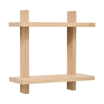 Treat 双层墙面置物架 - 橡木色_34x12x34cm - Andersen Furniture