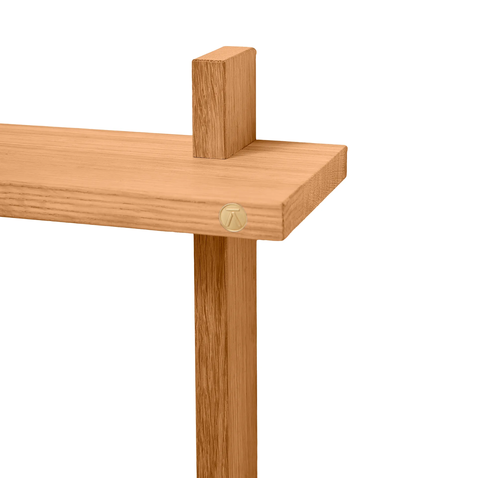 Treat 双层墙面置物架, 天然涂油橡木_34x12x34cm Andersen Furniture