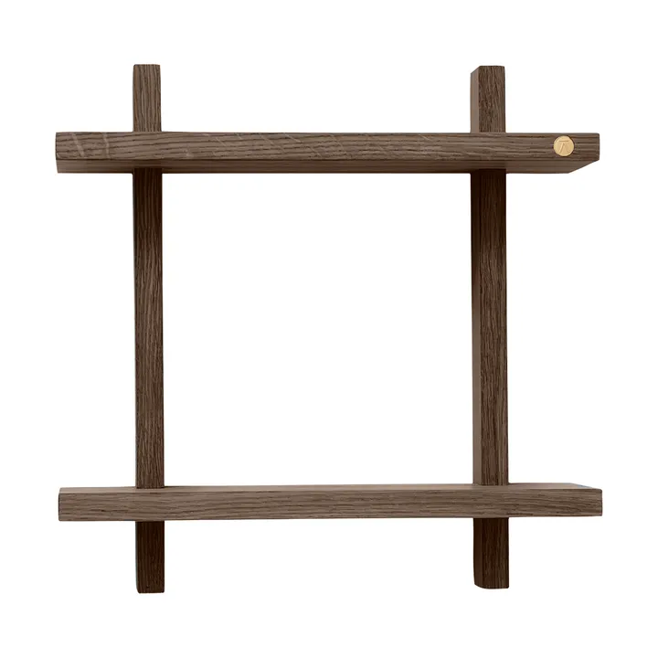 Treat 双层墙面置物架 - 烟熏涂油橡木_34x12x34cm - Andersen Furniture