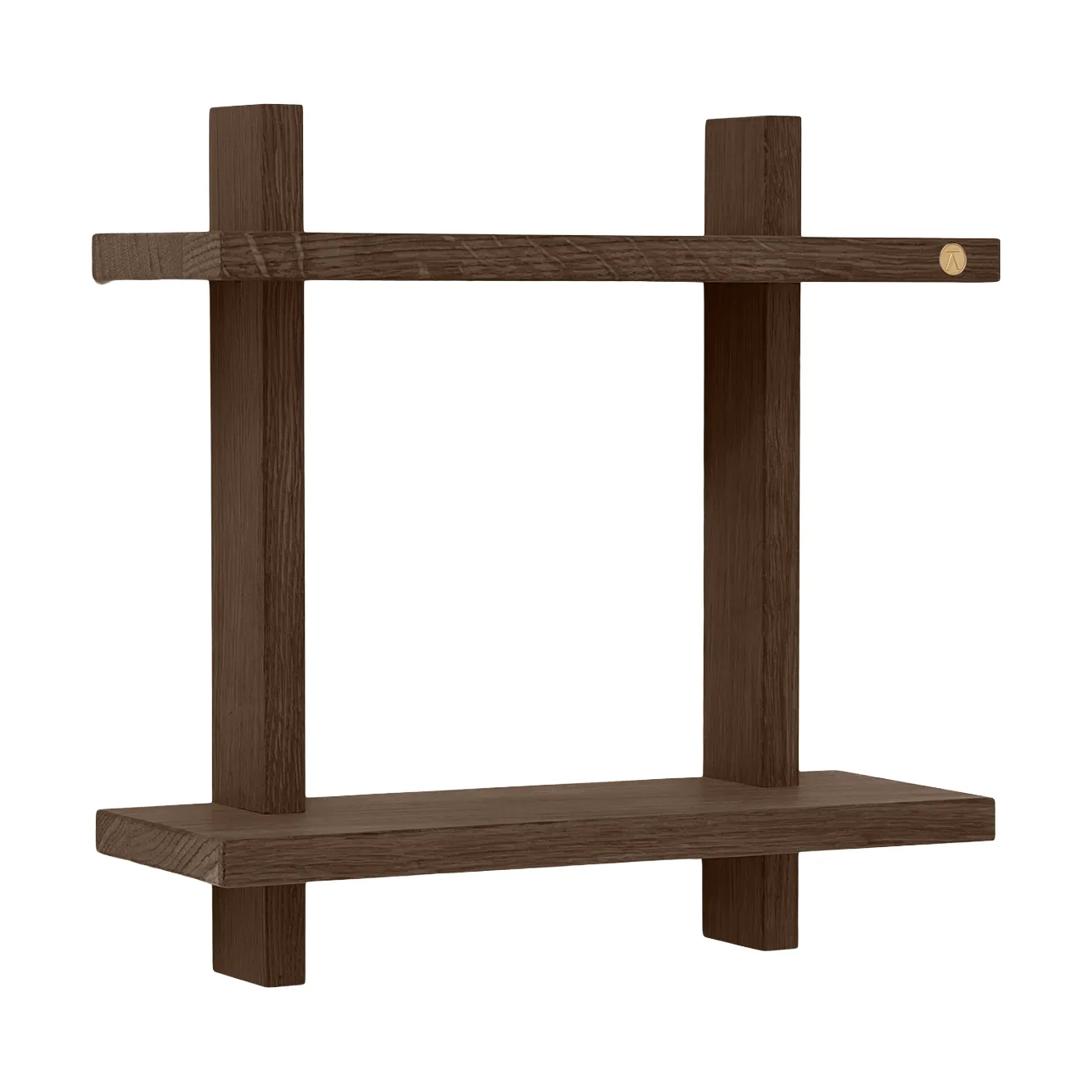 Treat 双层墙面置物架, 烟熏涂油橡木_34x12x34cm Andersen Furniture