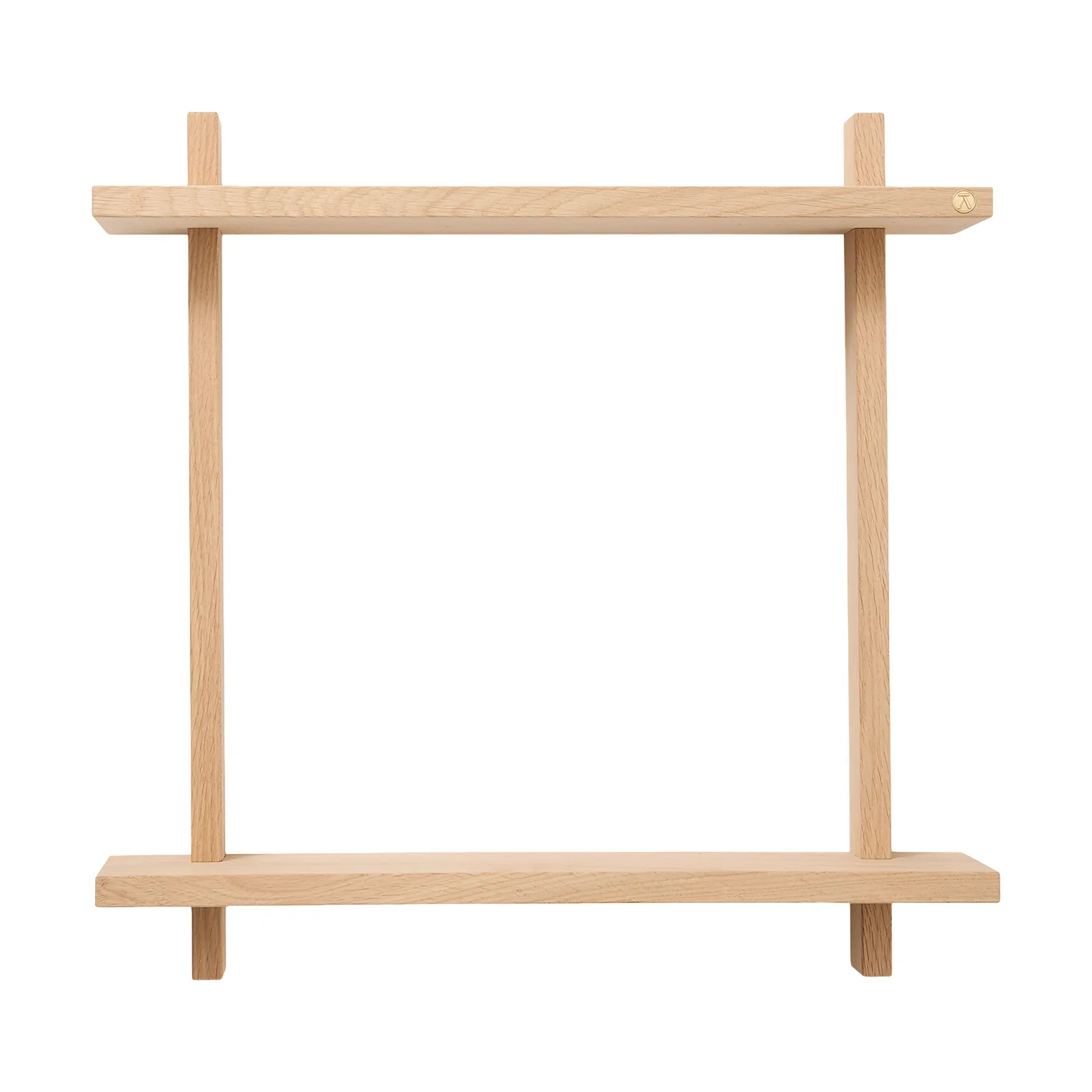 Treat 双层墙面置物架, 橡木色_50x12x50cm Andersen Furniture