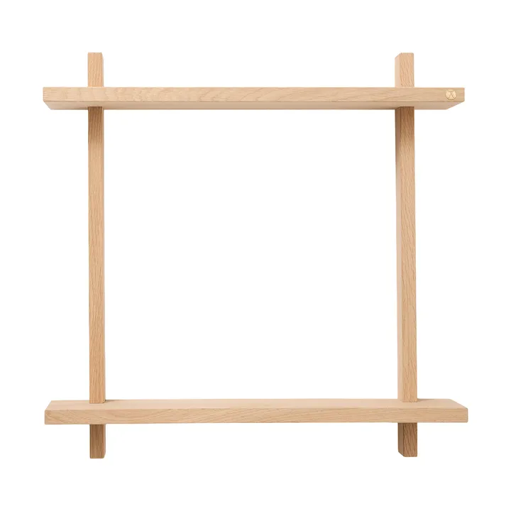 Treat 双层墙面置物架 - 橡木色_50x12x50cm - Andersen Furniture