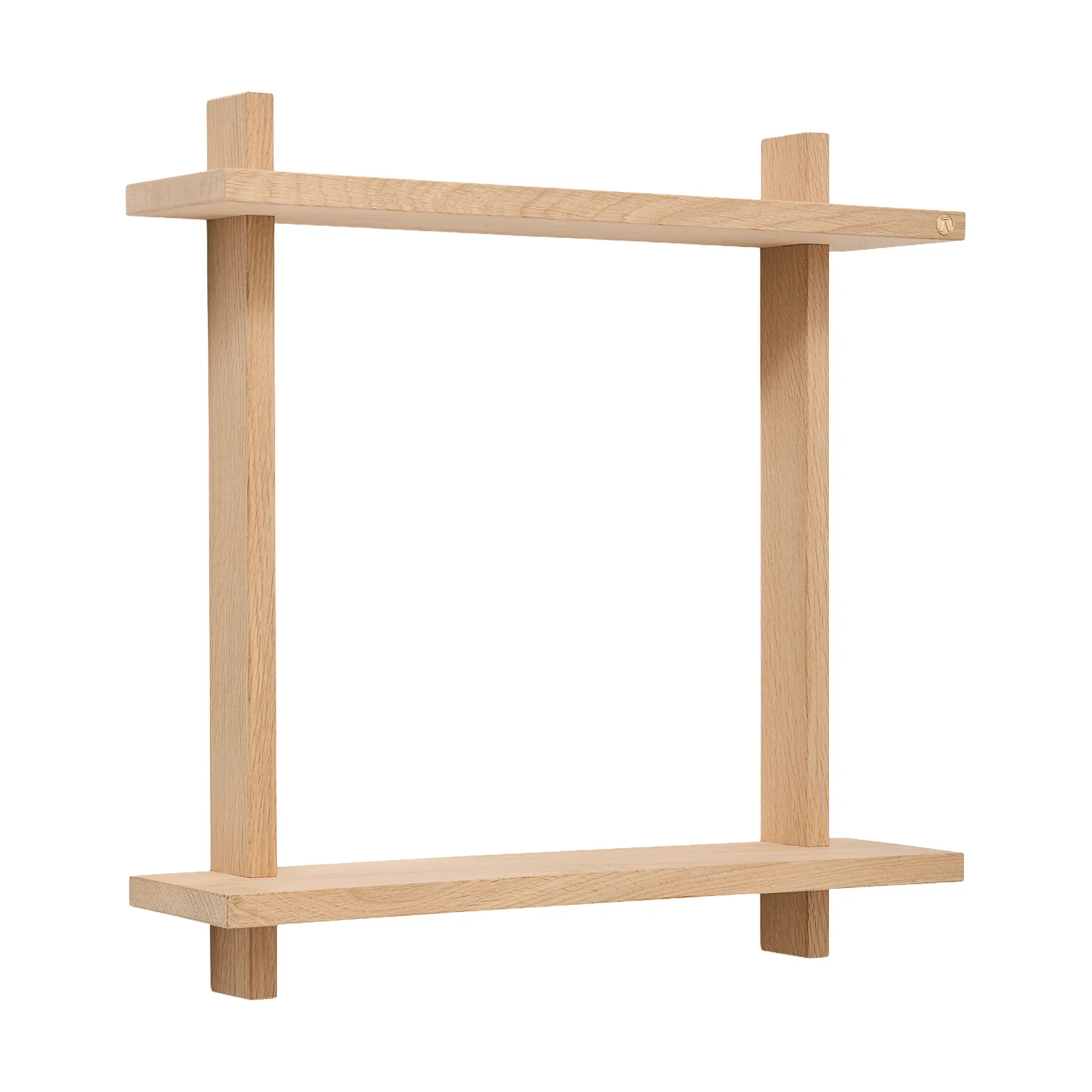 Treat 双层墙面置物架, 橡木色_50x12x50cm Andersen Furniture