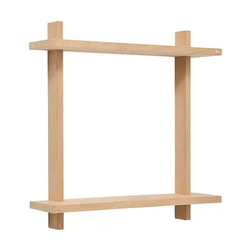 Treat 双层墙面置物架 - 橡木色_50x12x50cm - Andersen Furniture
