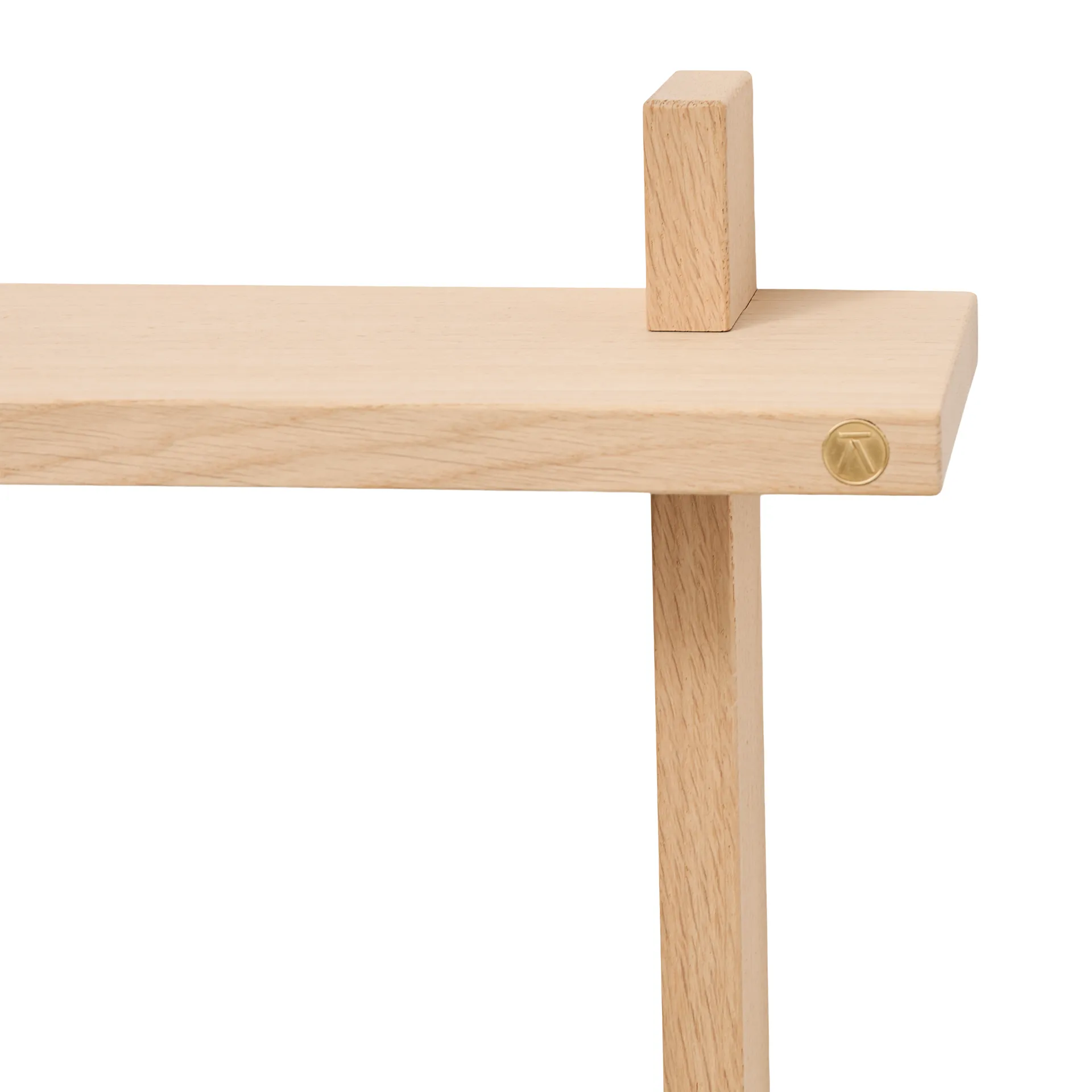 Treat 双层墙面置物架, 橡木色_50x12x50cm Andersen Furniture