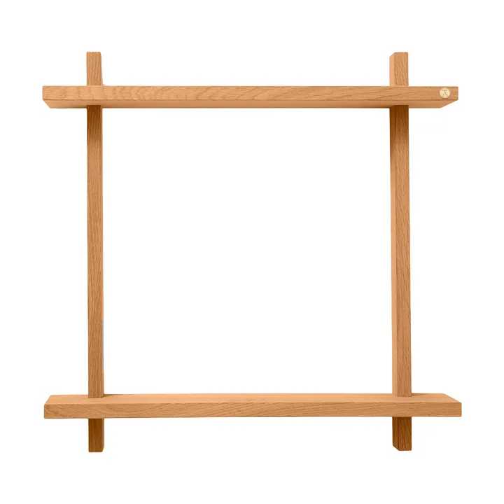 Treat 双层墙面置物架 - 天然涂油橡木_50x12x50cm - Andersen Furniture